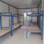 五套上下鋪移動集裝箱房