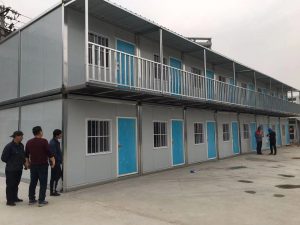 簡(jiǎn)易集裝箱房案例-建工集團(tuán)亦莊項(xiàng)目實(shí)拍圖